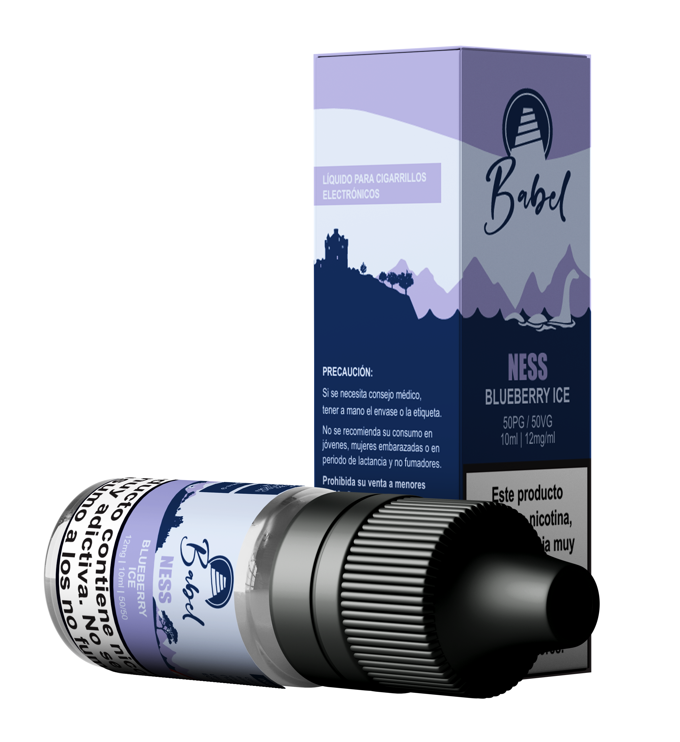 babel ness blueberry ice 12mg render
